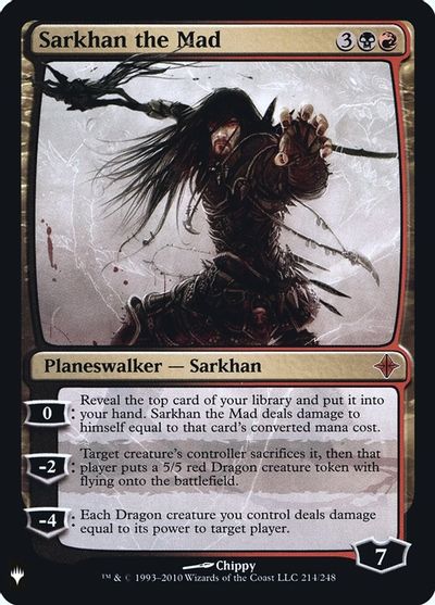 Sarkhan the Mad card art
