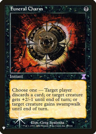 Funeral Charm card art