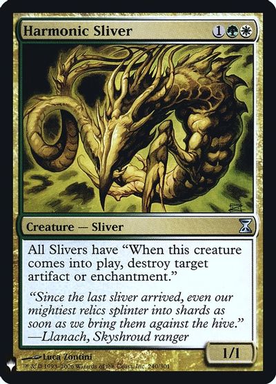 Harmonic Sliver card art
