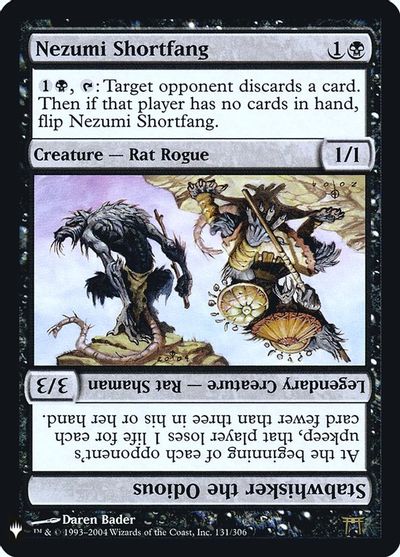 Nezumi Shortfang // Stabwhisker the Odious card art