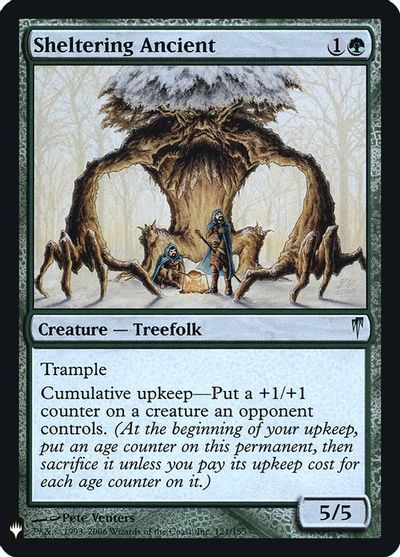 Sheltering Ancient card art