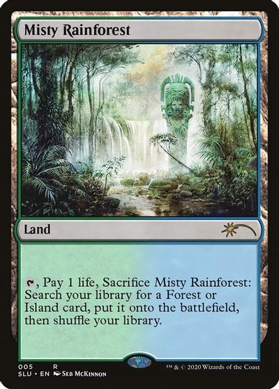 Misty Rainforest card art