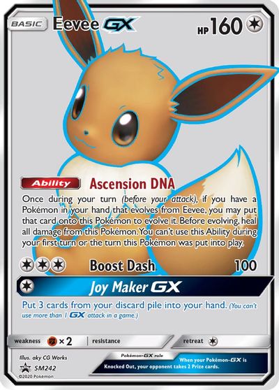 Eevee GX - SM242 card art
