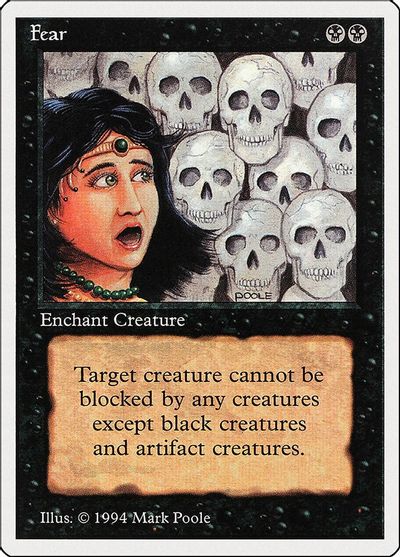 Fear card art