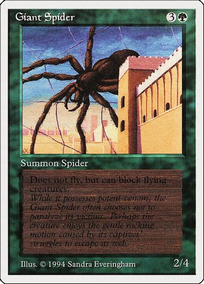 Giant Spider card art