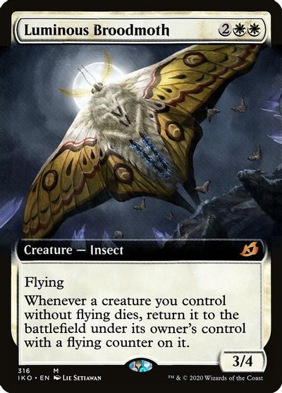 Luminous Broodmoth (Extended Art) card art