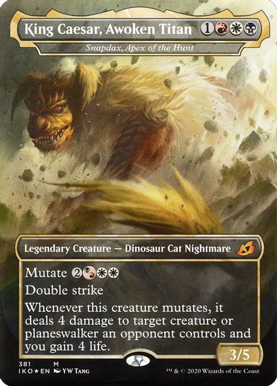 King Caesar, Awoken Titan - Snapdax, Apex of the Hunt card art