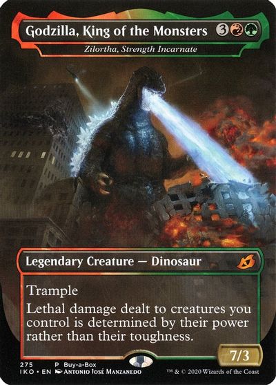 Godzilla, King of the Monsters - Zilortha, Strength Incarnate card art