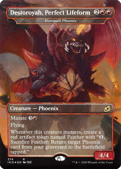 Destoroyah, Perfect Lifeform - Everquill Phoenix card art