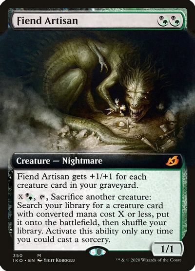 Fiend Artisan (Extended Art) card art