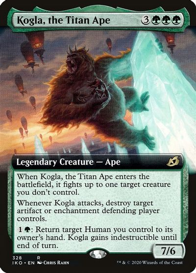 Kogla, the Titan Ape (Extended Art) card art