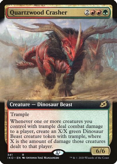Quartzwood Crasher (Extended Art) card art