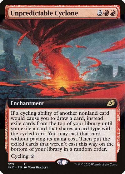 Unpredictable Cyclone (Extended Art) card art