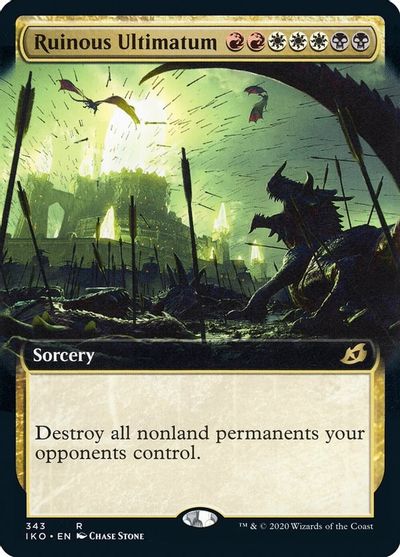 Ruinous Ultimatum (Extended Art) card art