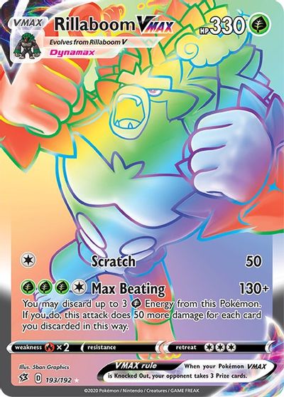 Rillaboom VMAX (Secret) card art