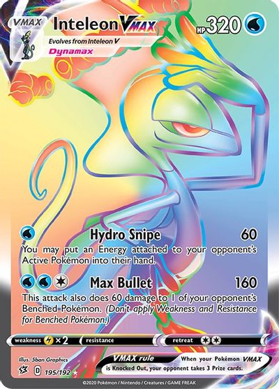 Inteleon VMAX (Secret) card art
