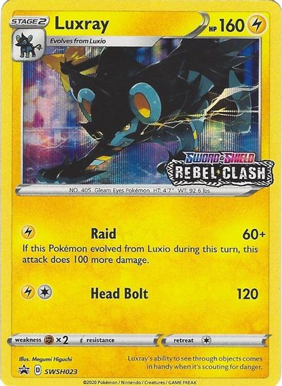 Luxray - SWSH023 (Prerelease) card art