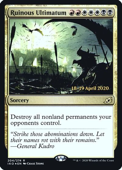 Ruinous Ultimatum card art