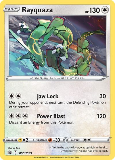 Rayquaza - SWSH029 card art
