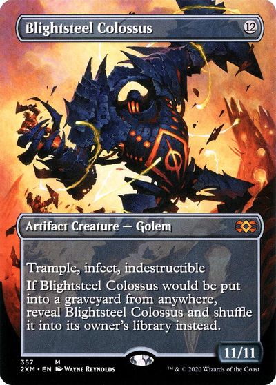 Blightsteel Colossus (Borderless) card art