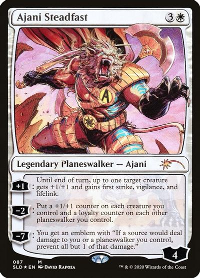 Ajani Steadfast card art