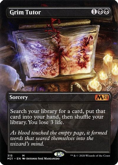 Grim Tutor (Alternate Art) card art