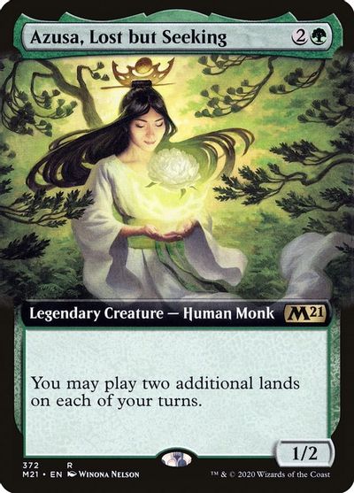 Azusa, Lost but Seeking (Extended Art) card art