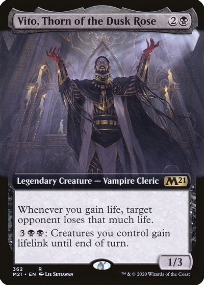 Vito, Thorn of the Dusk Rose (Extended Art) card art