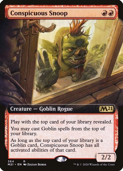 Conspicuous Snoop (Extended Art) card art