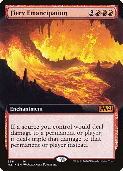 Fiery Emancipation (Extended Art) card art