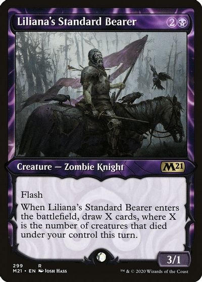 Liliana's Standard Bearer (Showcase) card art