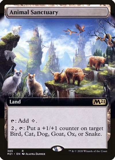 Animal Sanctuary (Extended Art) card art