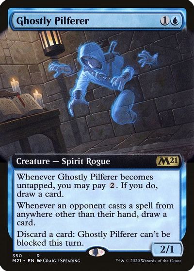 Ghostly Pilferer (Extended Art) card art