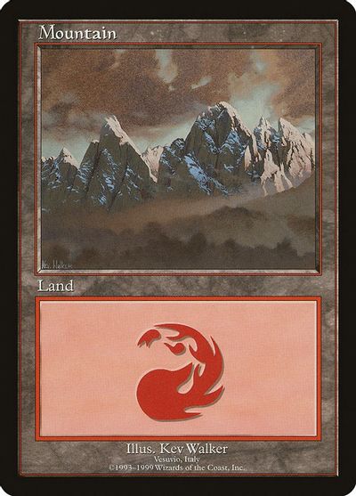Mountain - Vesuvio card art