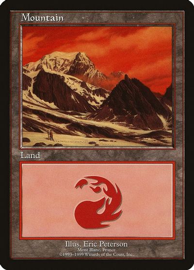 Mountain - Mont Blanc card art