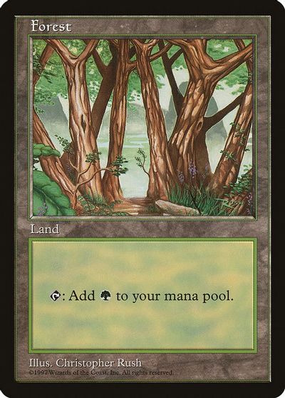 Forest - Blue Pack (Rush) card art