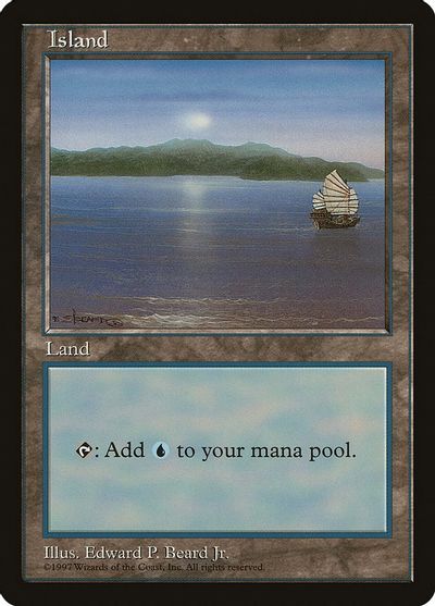 Island - Red Pack (Beard, Jr.) card art