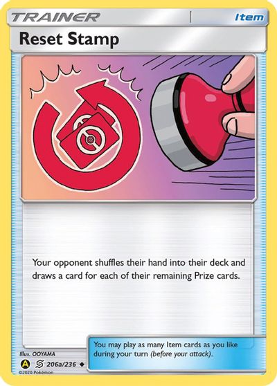 Reset Stamp - 206a/236 card art