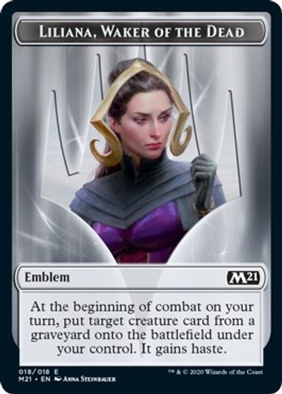 Emblem - Liliana, Waker of the Dead card art