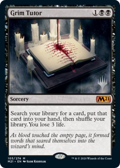 Grim Tutor card art
