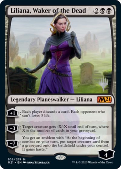 Liliana, Waker of the Dead card art