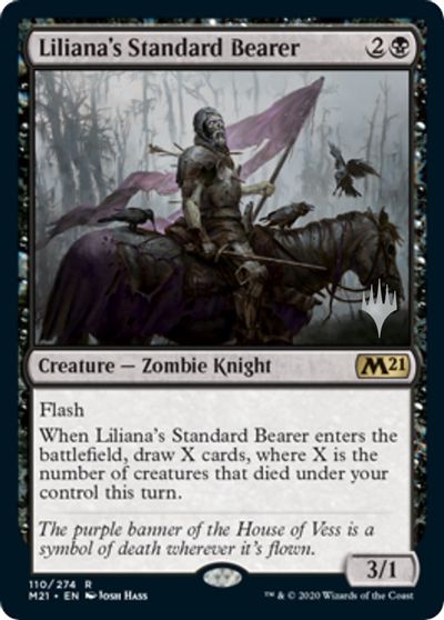 Liliana's Standard Bearer card art