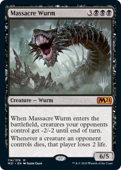 Massacre Wurm card art