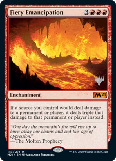 Fiery Emancipation card art