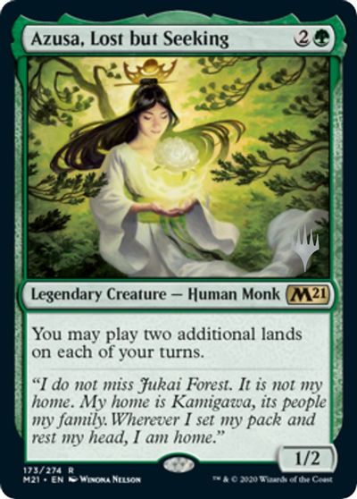 Azusa, Lost but Seeking card art