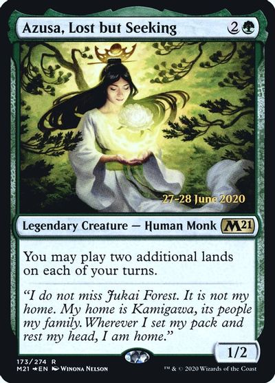 Azusa, Lost but Seeking card art