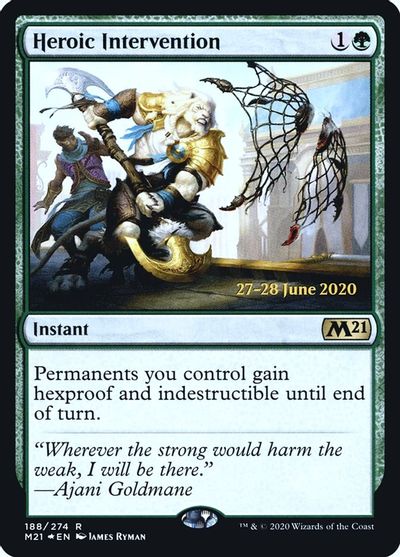 Heroic Intervention (M21) card art