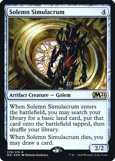 Solemn Simulacrum card art