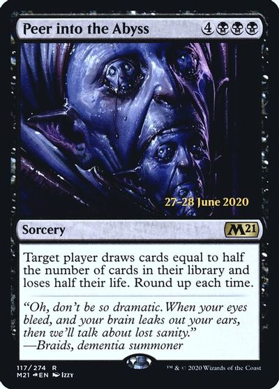Peer into the Abyss card art