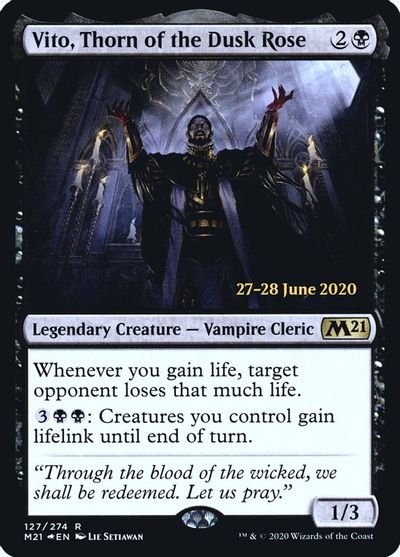 Vito, Thorn of the Dusk Rose card art
